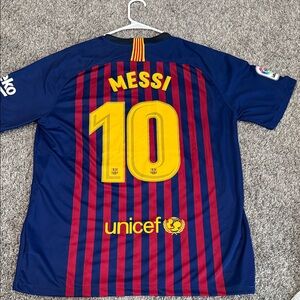 Authentic Messi jersey- nike FC Barcelona Home Jersey